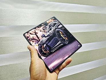 note 2: Huawei Mate X2, Б/у, 256 ГБ, цвет - Голубой, 2 SIM, 1 SIM — 2