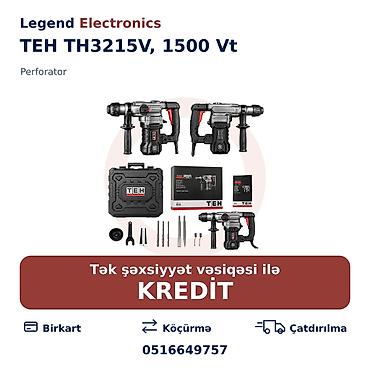 açar dest: Elan başlığı: Perforator TEH TH3215V, 1500 Vt Perforator TEH TH3215V — 1