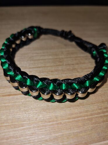 Narukvice: Podesiva narukvica, Handmade, Materijal: Kristal, Perlice — 20