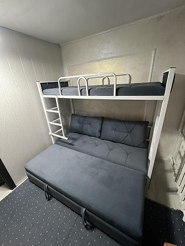 bunk bed: Двухъярусная кровать, Новый, С выкатной системой — 4