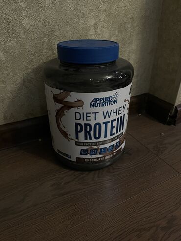 купить протеин бишкек: Протеин для спортсменов,вкус шоколадный вес 1.8кг. Б/У только 1 стакан