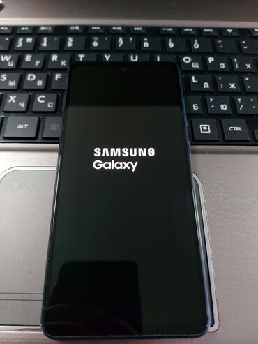 samsung a52 satılır: Samsung Galaxy A52, 128 GB, rəng - Göy, Barmaq izi, İki sim kartlı