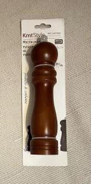 drveni stol: Mlin za biber drveni 20,5cm KmtStyle NOVO. OPIS PROIZVODA: Mlin za — 6