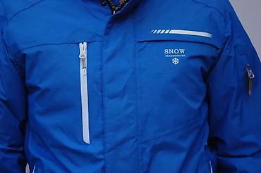 Odeća za skijanje: Muška zimska/ski jakna – plava - Toplotno izolovana podstava sa — 5