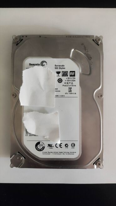 Sərt disklər (HDD): Daxili Sərt disk (HDD) Seagate, 512 GB, 7200 RPM, 3.5", Yeni