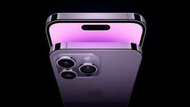 Apple iPhone: IPhone 14 Pro, 256 GB, Deep Purple, Simsiz şarj, Face ID