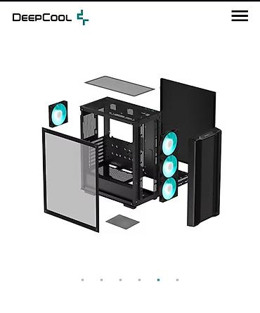 серверы mid tower: Корпус ПК, Новый, DeepCool, цвет - Черный — 3