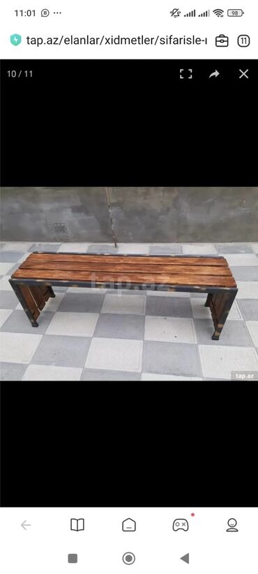 Mətbəx mebeli: Sənaye üslubunda metal-taxta mebel dəsti və fərdi hazırlanma xidməti — 2