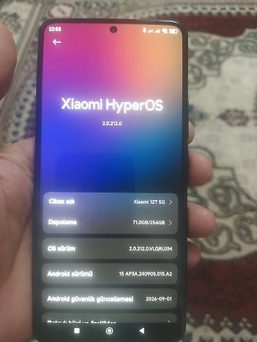 телефон fly fs520 selfie 1: Xiaomi 12T, 256 ГБ, цвет - Черный, 
 Сенсорный, Отпечаток пальца, Две SIM карты — 4
