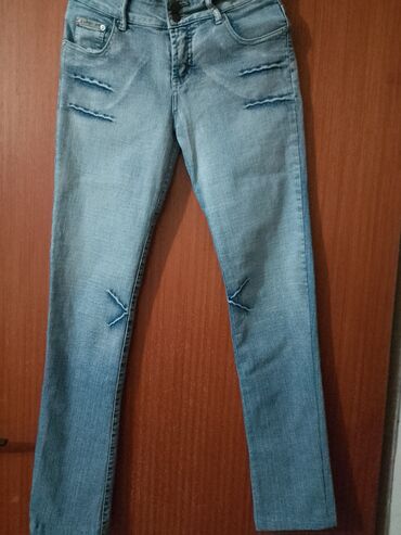 farmerice m denim: 36, 38, Teksas, Spušteni struk, Ravne nogavice