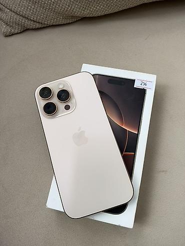 ayfon 17 pro max dubayski: IPhone 16 Pro, 256 GB, Qızılı — 3