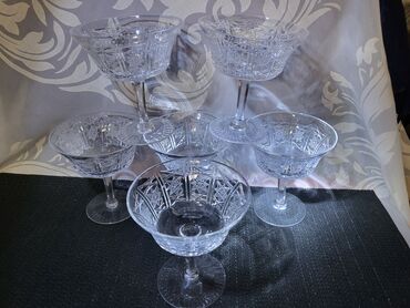 Čaše: Case kristal,led kristal za vino iz 70ih. Stanje perfektno,sve na — 2