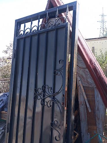 Металлическая дверь/калитка с ковкой - Материал: сталь, сварная рама at lalafo.kg Металлическая дверь/калитка с ковкой - Материал: сталь, сварная рама
