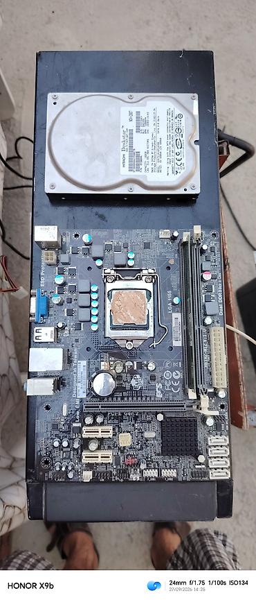 Ana platalar: Plata ddr 3 h61 1 ram 160 gb hdd vindovs yazilib aktivlesib tam hazir — 1