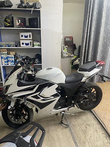 мото мини: Спортбайк Kawasaki, 250 куб. см, Бензин, Взрослый, Б/у — 3