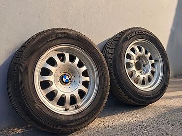 r15 ромашка: Колеса в сборе: диски BMW + шины Dunlop. Характеристики: - Диаметр — 1