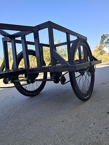 Şəhər velosipedləri: Yükdaşıma üçün üçtəkərli kargo velosipedi 26-lığ əla vəzyətdədir təzə — 12