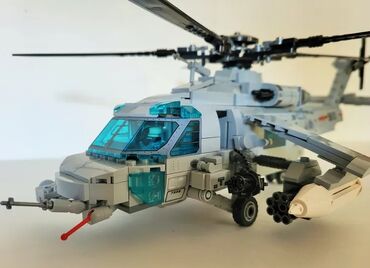 Другие товары для детей: Конструктор " Боевой вертолёт Z-20 " 🔸️935 деталей 🔸️Размер