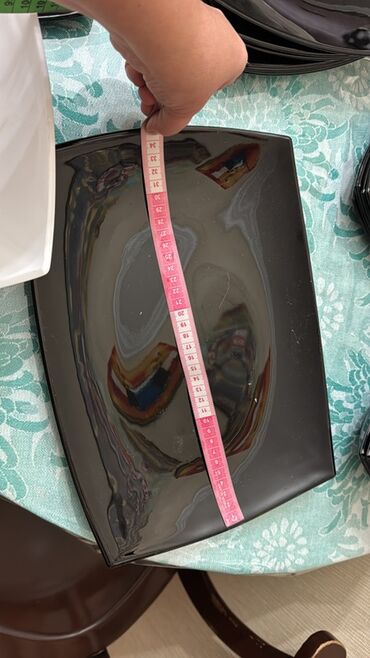 Nahar dəstləri və servizlər: Nahar dəsti, rəng - Qara, Şüşə, 6 nəfərlik — 6