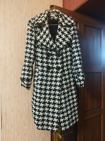 Paltolar: Qadın palto – qara-ağ “houndstooth” (itburnu) naxışlı - Stil — 8