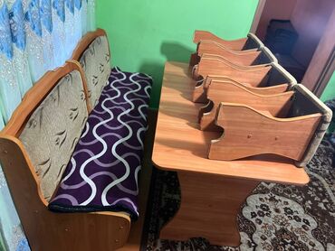 мебел уголок: Комплект стол и стулья Кухонный, Б/у