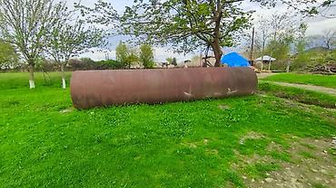 бак для воды купить в баку: Metal silindrik boru/korpus - Material: qalın divarlı polad - — 2