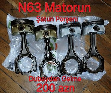 Porşenlər: N63 motor üçün şatun porşeni dəsti - Uyğunluq: BMW N63 V8 turbo — 1