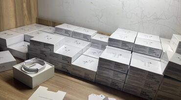 Наушники: Вакуумные, Apple, Новый, Беспроводные (Bluetooth), Классические — 10