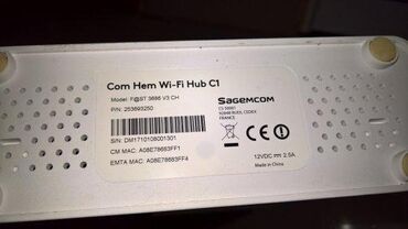 Modemi, ruteri i mrežni uređaji: Various used modems and routers from brands like Sagemcom, ZTE — 4