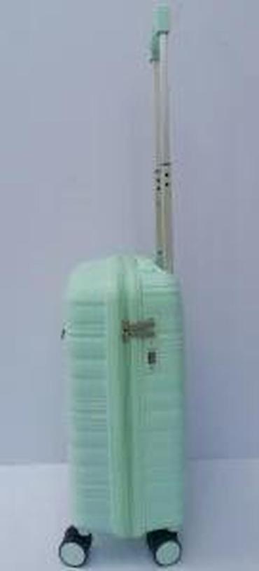 Putni koferi i torbe: Tvrdi kofer na točkiće – mint zelena boja - Kompaktna veličina — 14