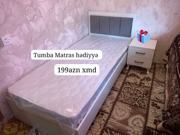 taxt döşekleri: Yeni, Təknəfərlik çarpayı, Matras ilə