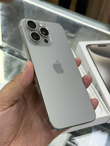 iphone 11 osh: IPhone 15 Pro Max, Б/у, 512 ГБ, Natural Titanium, Коробка, 89 % — 9