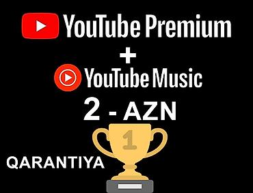 Digər biznes avadanlığı: Youtube premium Youtube music 1 ay 5 azn ➡3-6-12 aylıq aldıqda — 1