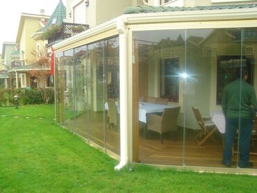 Balkonlar: 🔹 Kitab (qatlanan) Cam Balkon 🔹 Sürgülü Cam Balkon Sistemləri 🔹 Otaq — 14