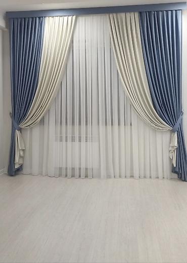 Шторы и занавески: Комплект штор, С тюлем в комплекте, Изготовление на заказ, Для зала — 12