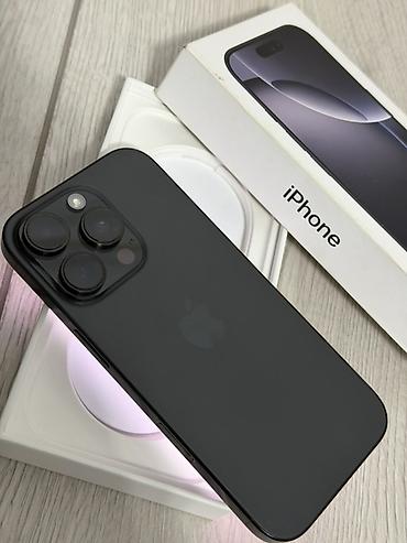 Уюлдук телефондор жана аксессуарлар: IPhone 16 Pro, Колдонулган, 128 ГБ, Black Titanium, Куту, 88 % — 3