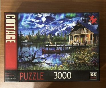 Oyuncaqlar: KS Games “Cottage – Moonlit Lake House” Puzzle - Hissə sayı: 3000 -