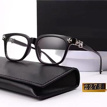 очки окли: Очки для компьютера в стиле Chrome Hearts + Чехол 🕶️ Стильные — 3