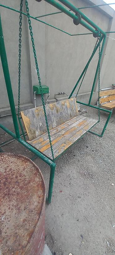 tek divanlarin qiymeti: Bağ yelləncəyi və piknik dəsti Məhsul təsviri: - Gücləndirilmiş metal — 1