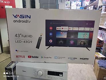 Телевизоры: Ясин 43G9 Android голосовой управления с интернетом, ресивер — 18