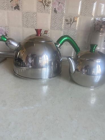 dəmlik: Yeni, rəng - Yaşıl, Dəm caydanı, Paslanmayan polad, 3 l, Türkiyə — 3
