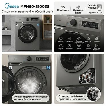 midea kg: 🧺 Midea MFN60‑S1003S — стильная и компактная!(Серый цвет-обычный — 4