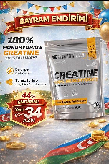 idman qida: Kreatin Çəki: 751 - 1000 g, Yeni — 1