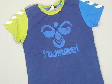 kurtki dziewczęce wiosenne: T-shirt, Hummel, 4-5 years, 104-110 cm, condition - Good