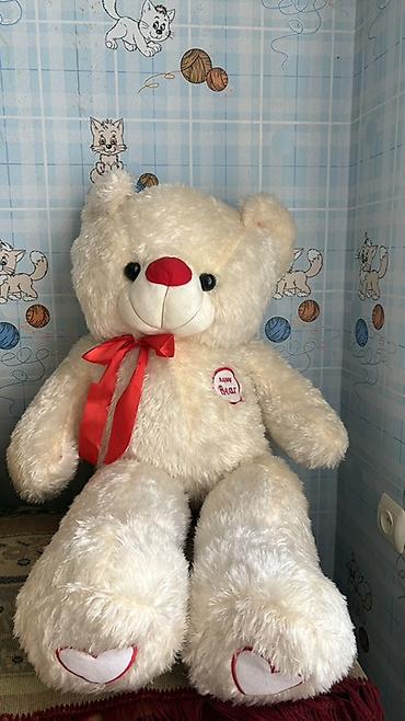 huggies elite soft: GENCE unvan Böyük ölçülü yumşaq oyuncaq ayı. - Rəng: açıq krem (ağ — 1