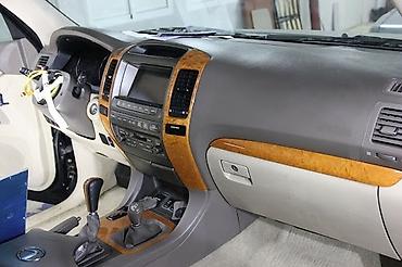 коричневый салон: Lexus gx470 панель. Торпеда. Серый и бежевый. В хорошем состоянии без — 5
