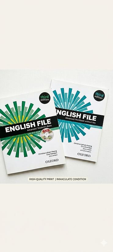 Продаю комплект English File Уровень Advanced Оригинал (без диска)