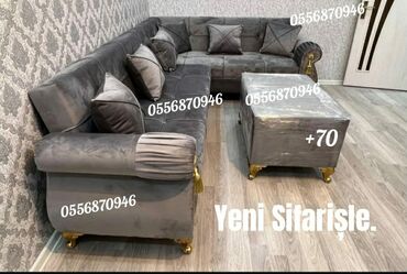 Sifarişlə divanlar: Künc divan, Qonaq otağı üçün, Parça, Bazalı, Açılan, Kitab — 2