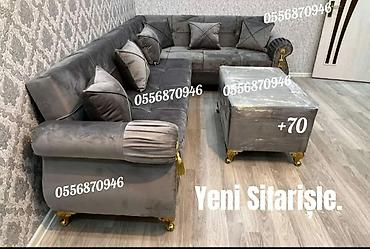 Sifarişlə divanlar: Künc divan, Qonaq otağı üçün, Parça, Bazalı, Açılan, Kitab — 25
