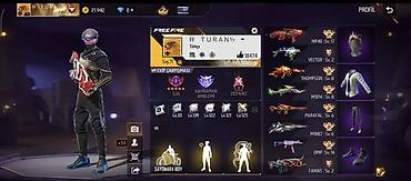 baş: Free Fire oyun hesabı Ümumi: - Profil: FF TURAN (UID ekranda — 1